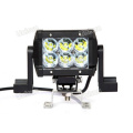 12V/24V 4.5&quot; CREE 18W zweireihige LED Offroad-Lichtleiste